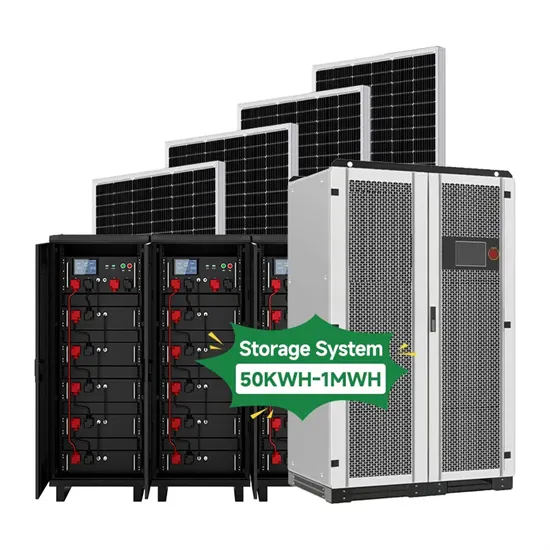 Large solar energy storage cabinet storage capacity on the grid side